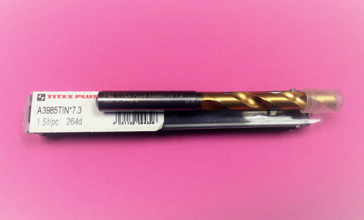 1 pcs Titex Plus 7.3 mm solid carbide drill internal cooling ( A3985TIN*7.3 )
