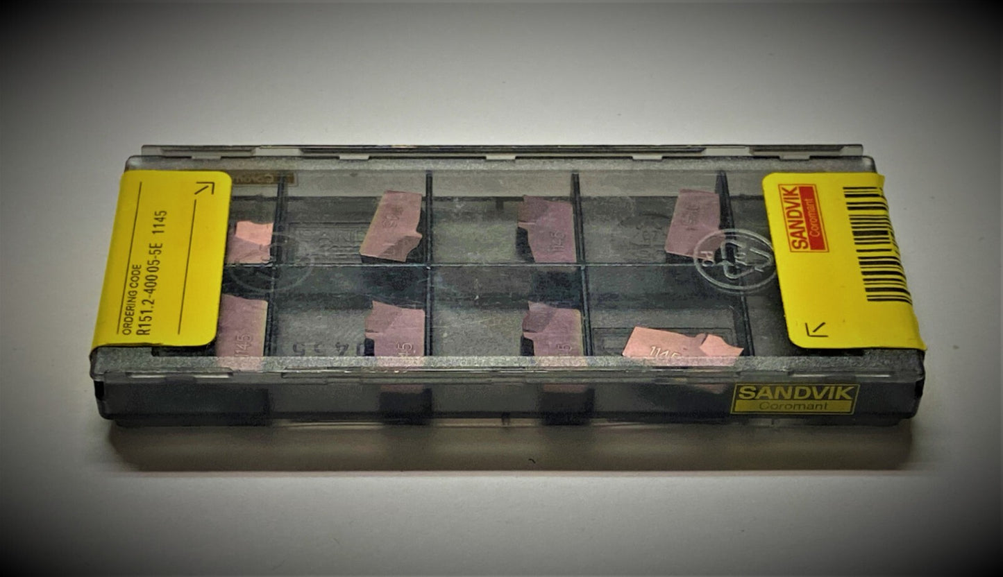 10pcs. Sandvik 10pcs R151.2-400 05-5E 1145 Carbide Inserts