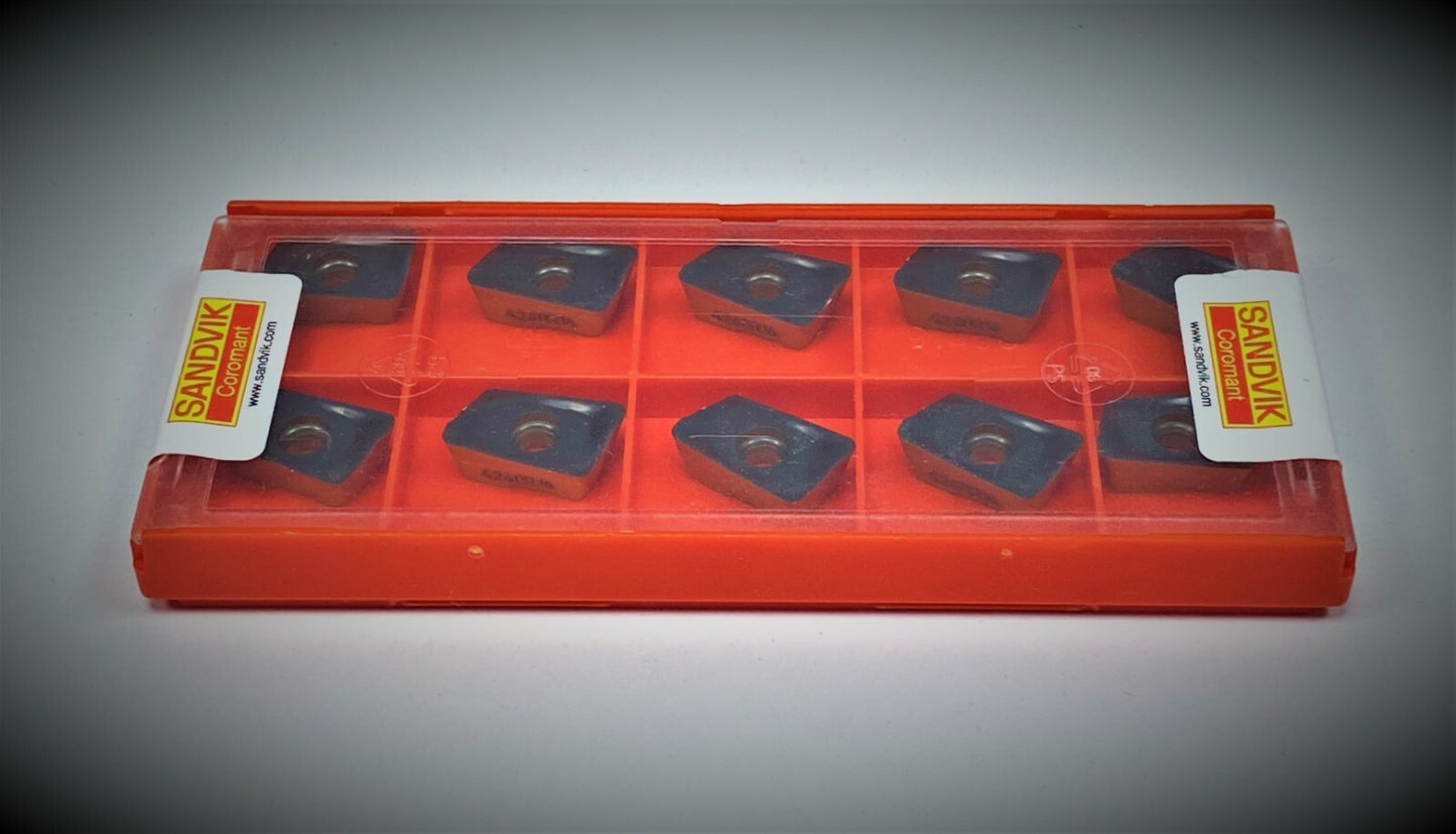 10 pcs. Sandvik R390-18 06 16M-PM 4240 Carbide Inserts R390-180616M-PM 4240