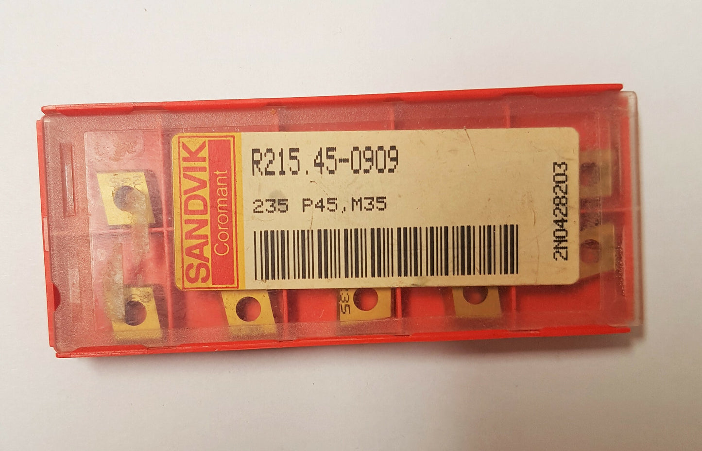 10 stk Sandvik R215.45-0909 235 Wendeschneidplatten Wendeplatten