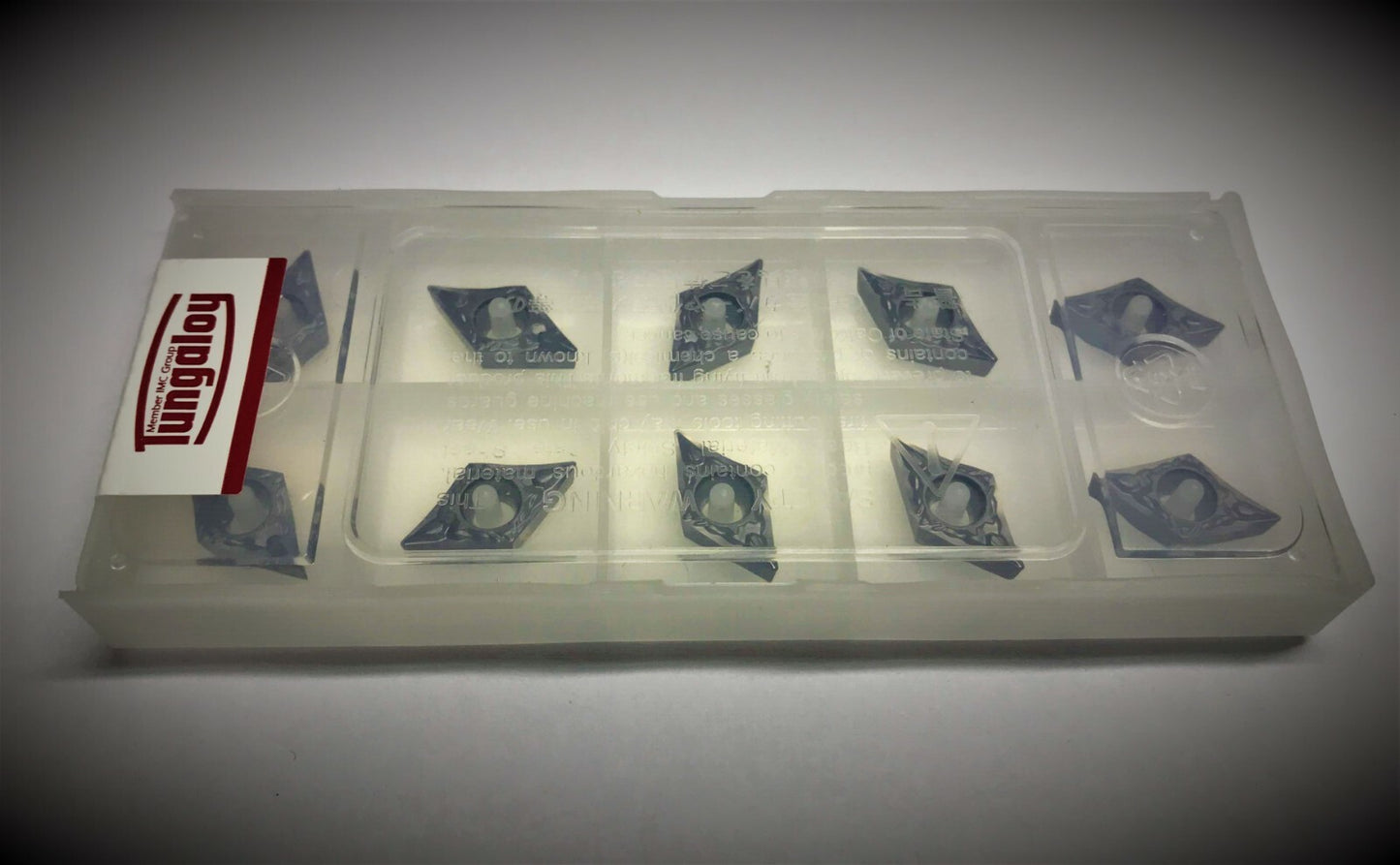 10 pcs. Tungaloy DCGT 32.50.5N-JS AH725 Carbide Inserts DCGT 11T302N-JS AH725