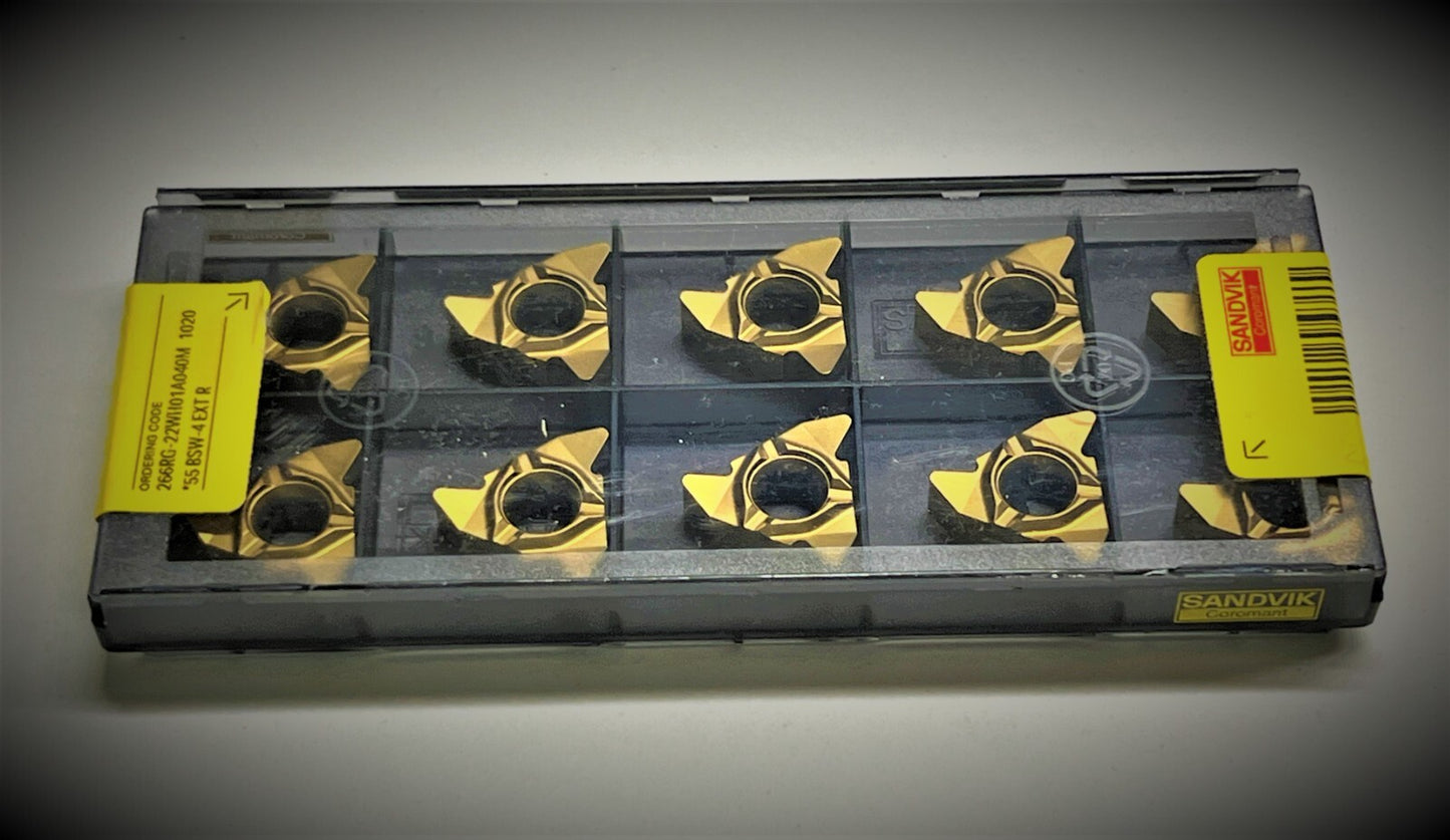 10pcs. Sandvik Inserts 266RG-22WH01A040M 1020 Carbide Inserts