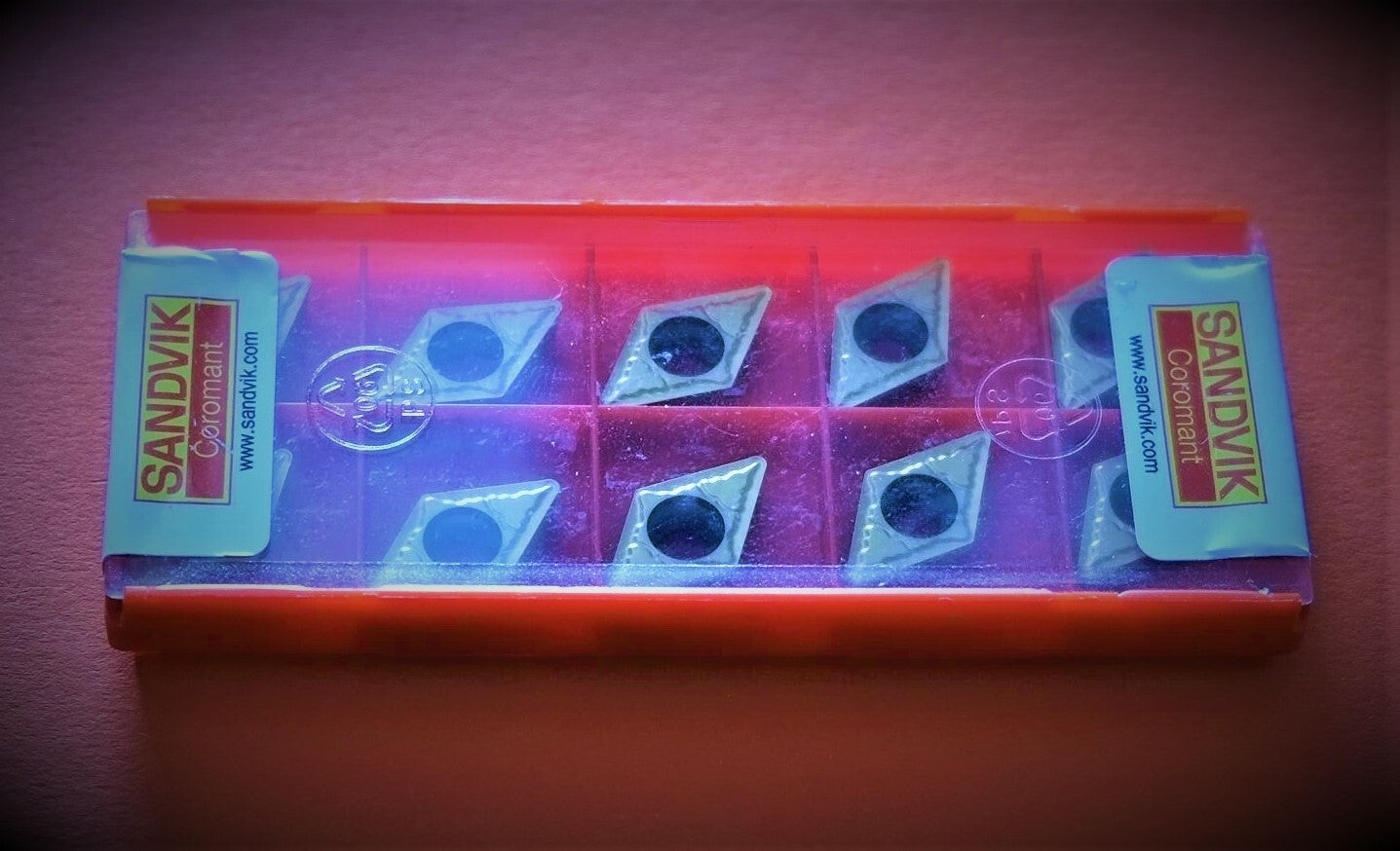 10 pcs. Sandvik DCMT 3(2.5)2-KM 3005 Carbide Inserts DCMT 11 T3 08-KM 3005