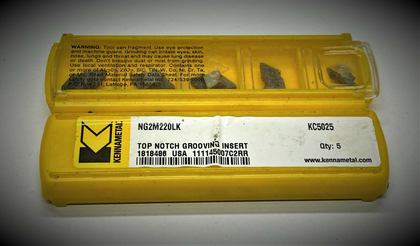 10pcs. Kennametal NG2M220LK KC5025 carbide inserts