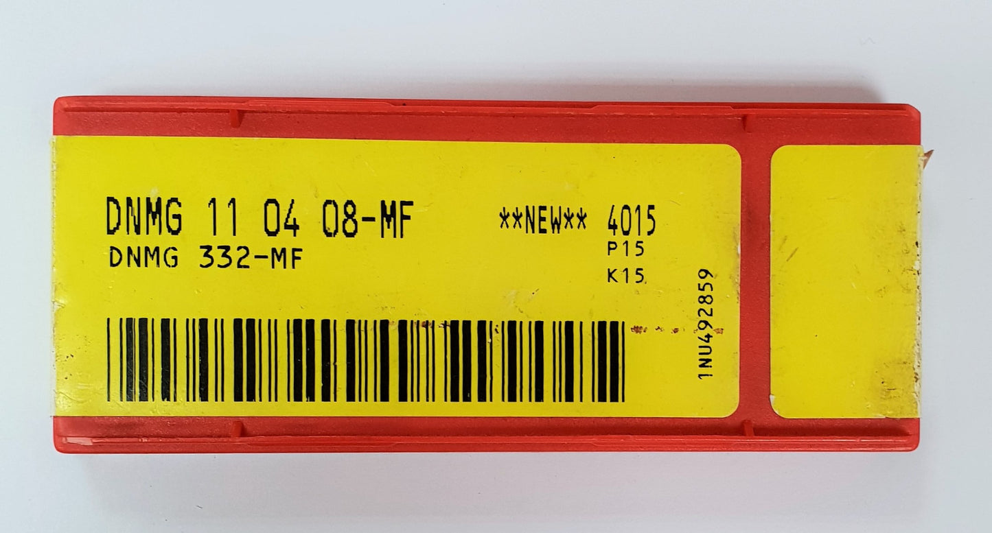 10 pcs. Sandvik DNMG 332-MF 4015 Carbide Inserts DNMG 11 04 08-MF 4015