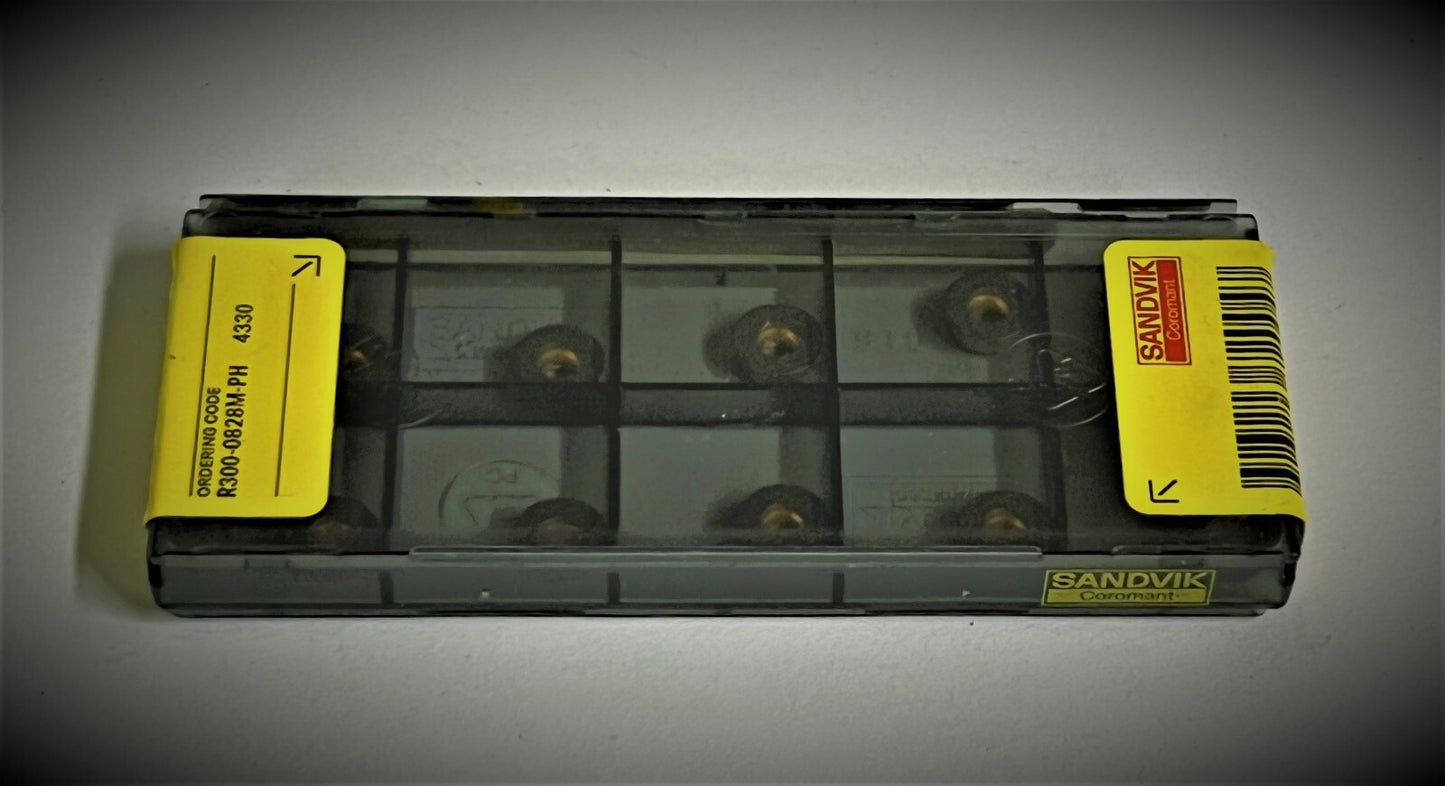 10pcs. Sandvik R300-08 28 M-PH 4330 Carbide Inserts R300-0828M-PH 4330