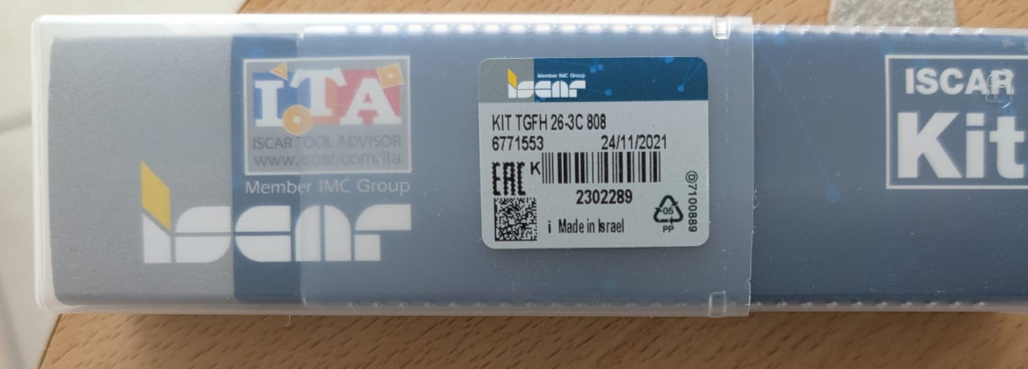 KIT TGFH 26-3C IC808 Iscar (Kopie) (Kopie)