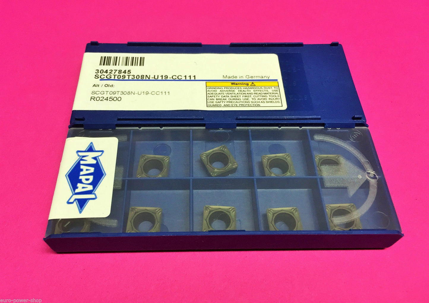 10 pcs. Mapal  Inserts  SCGT 09T308N-U19-CC111    Carbide Inserts