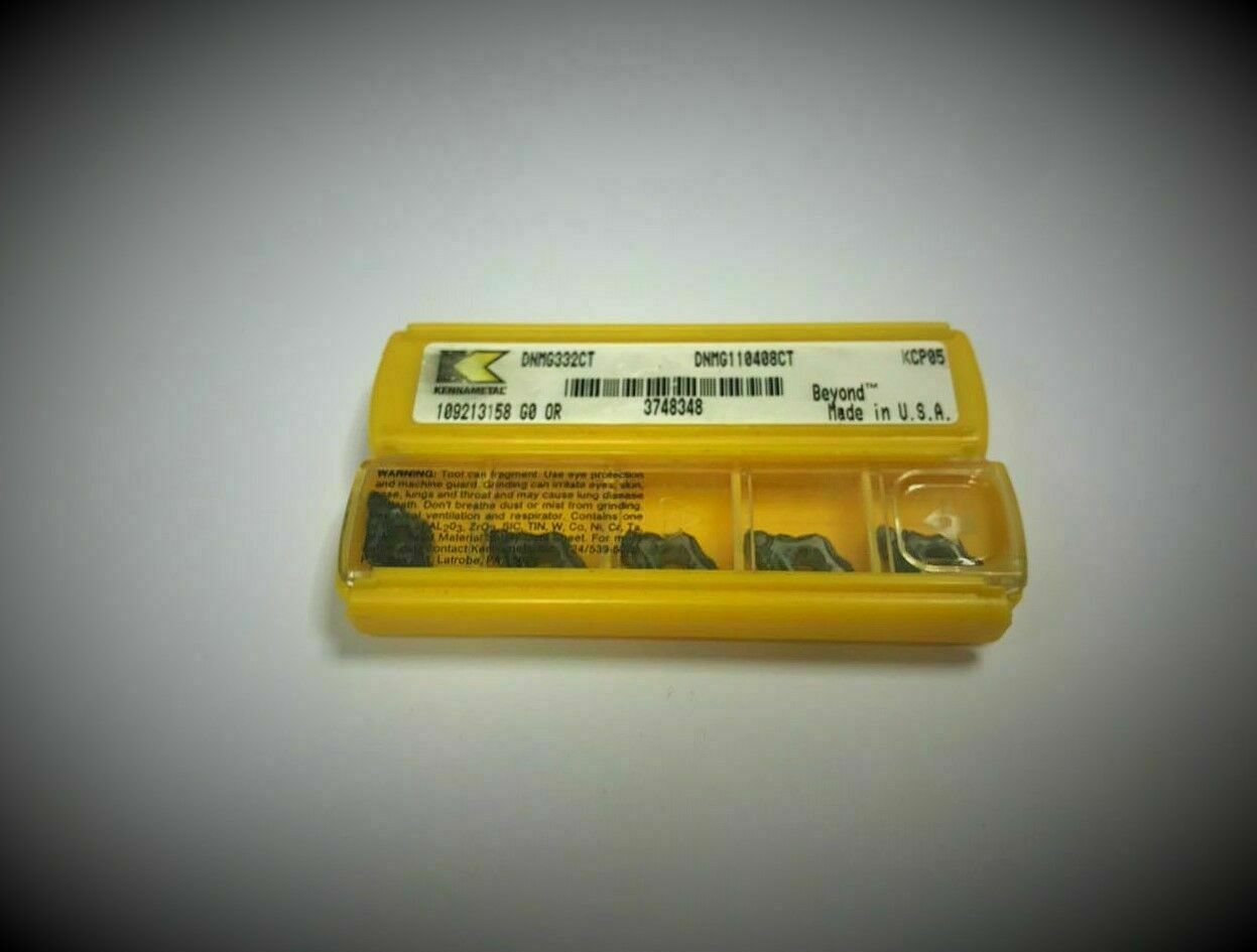10pcs. Kennametal DNMG 332CT KCP05carbide inserts  DNMG 110408CT KCP05