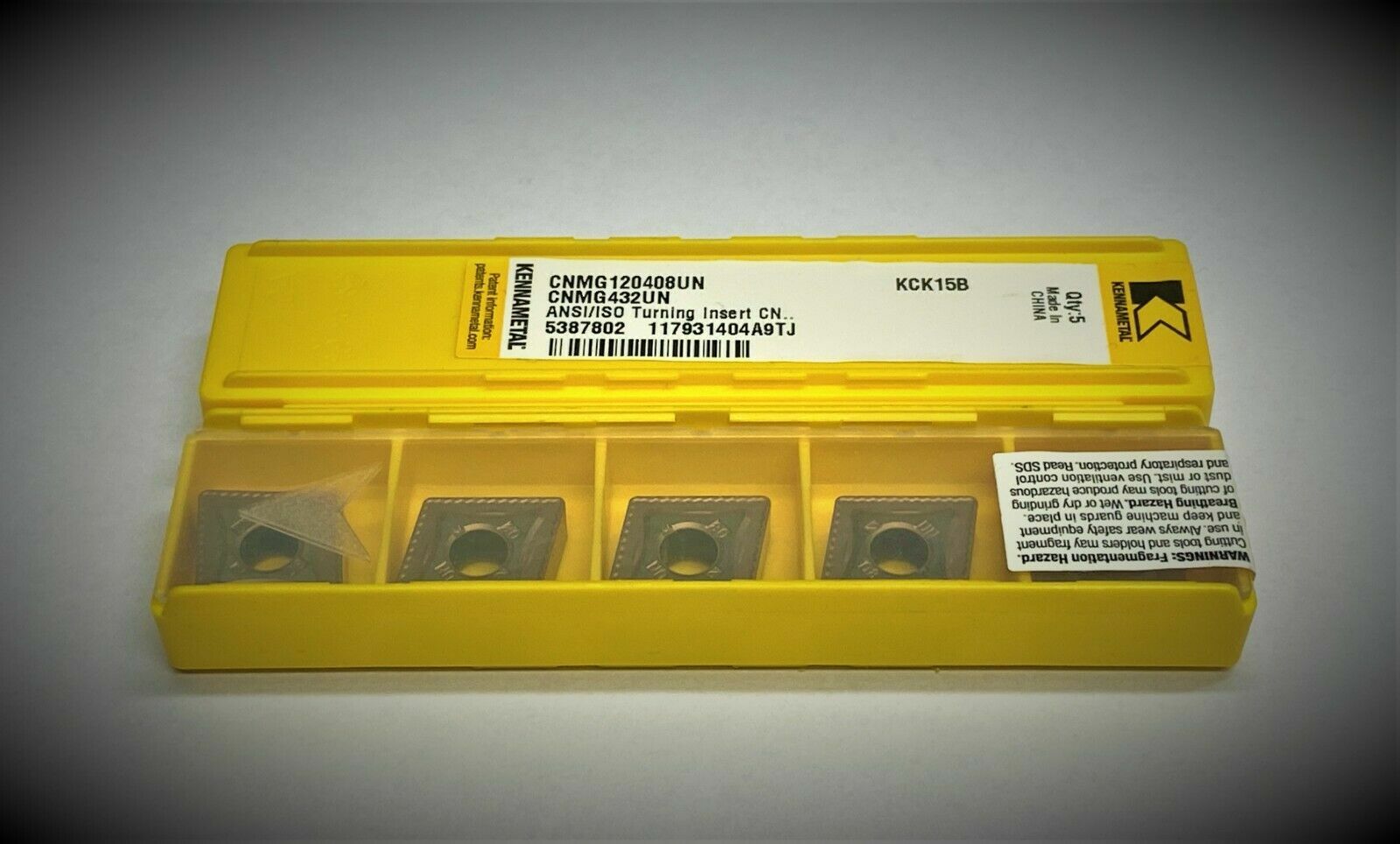 10 pcs. Kennametal CNMG 432UN KCK15B  carbide inserts  CNMG 120408UN KCK15B