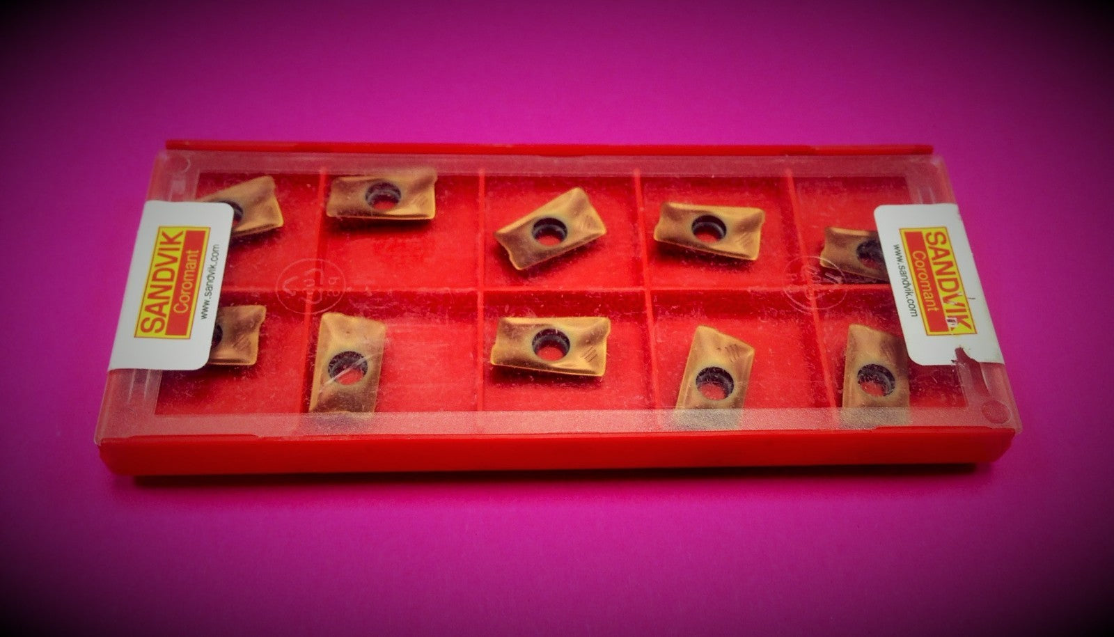 10 pcs. Sandvik R390-17 04 08M-KM 1020  Carbide Inserts R390-170408M-KM 1020