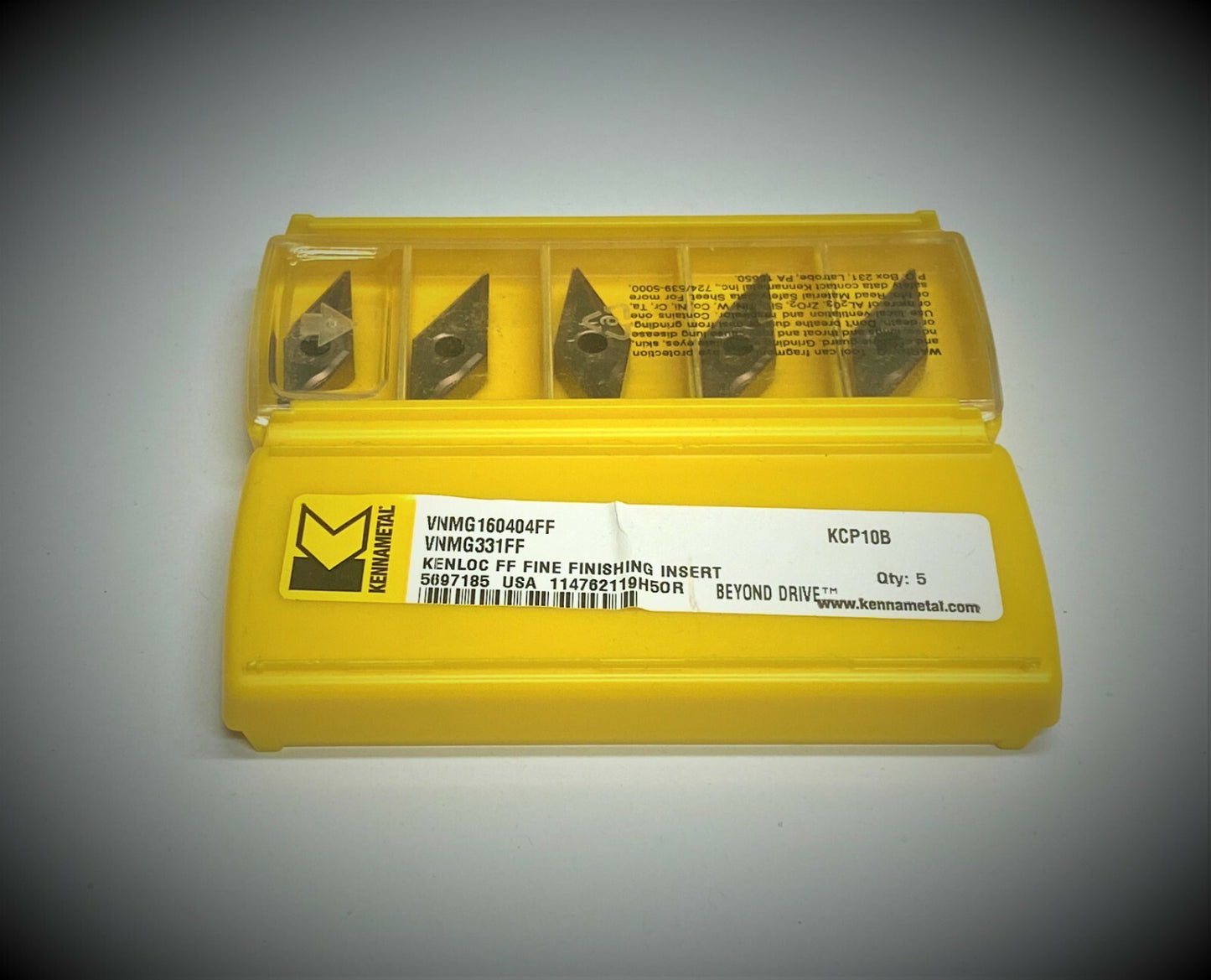 10st Kennametal Wendeplatten  VNMG 160404FF KCP10B   Wendeschneidplatten