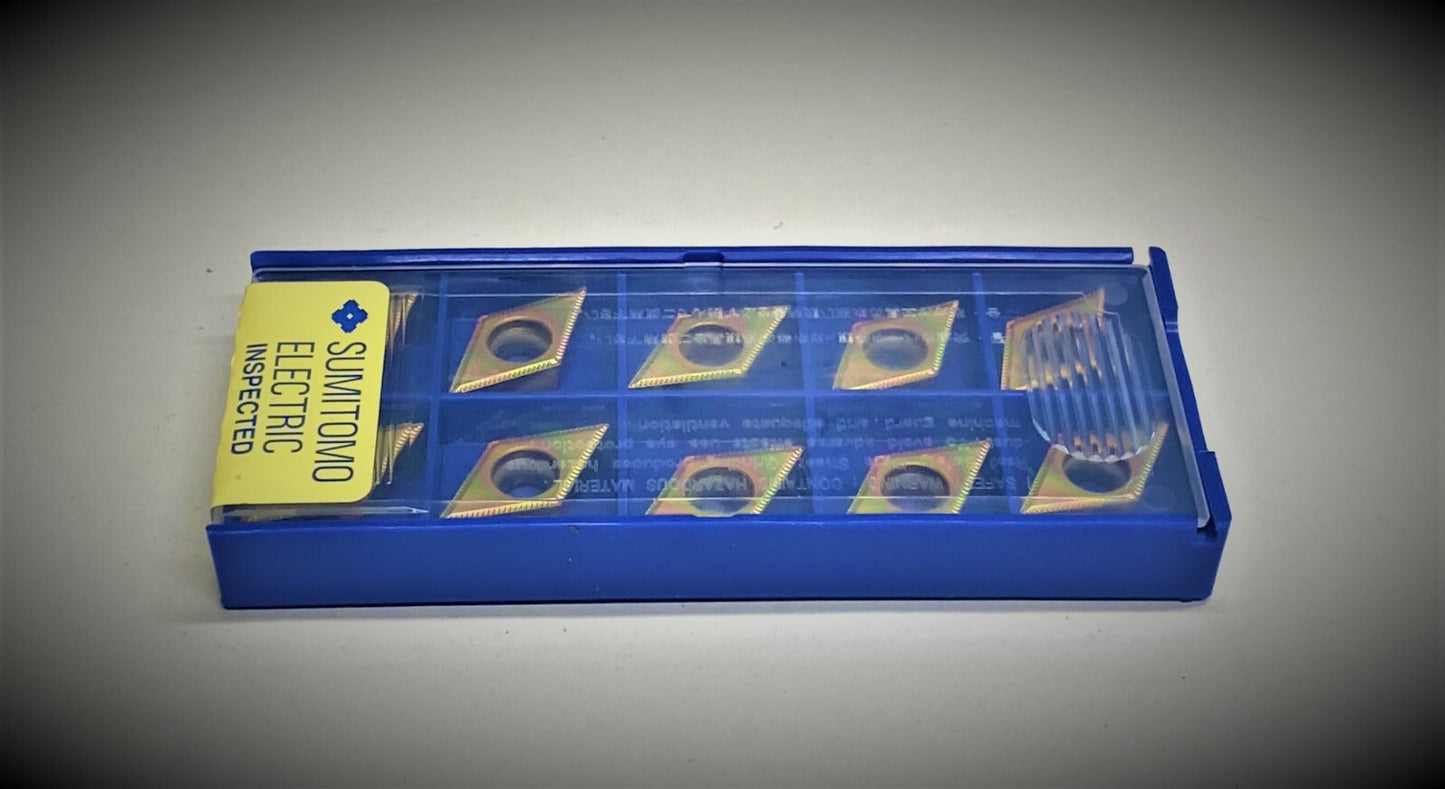 10pcs. Sumitomo DCMT 32.50.5EFB  T1500Z  Carbide Inserts  DCMT 11T302N-FB T1500Z