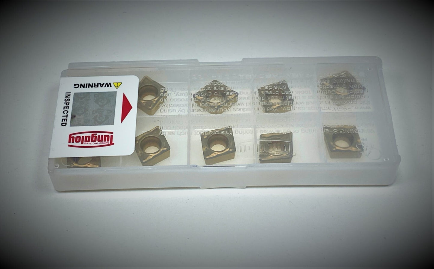 10 pcs. Tungaloy CCMT 32.51-PSS T9215   Carbide Inserts CCMT 09T304-PSS T9215