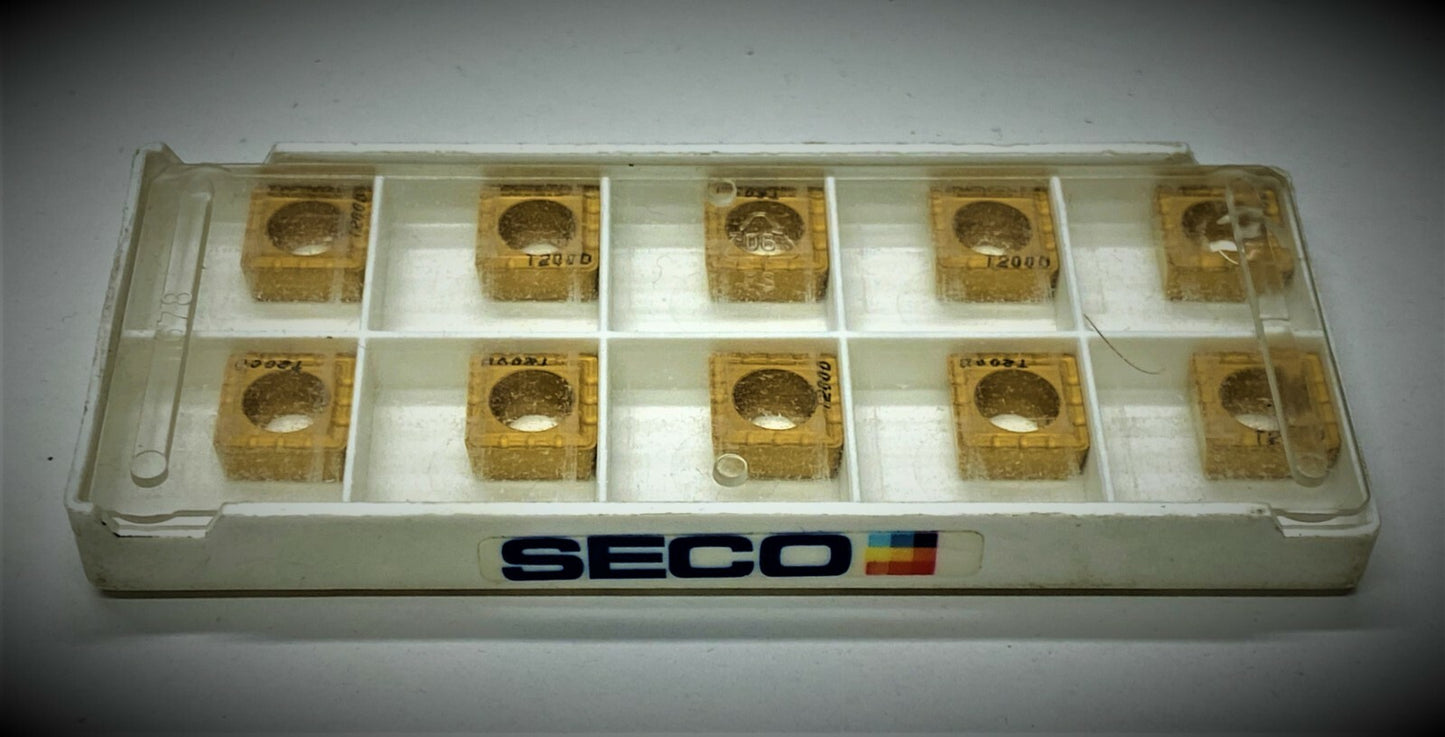 10st SECO  Wendeplatten  SCGX 09T308-P1,T200D  Wendeschneidplatten 