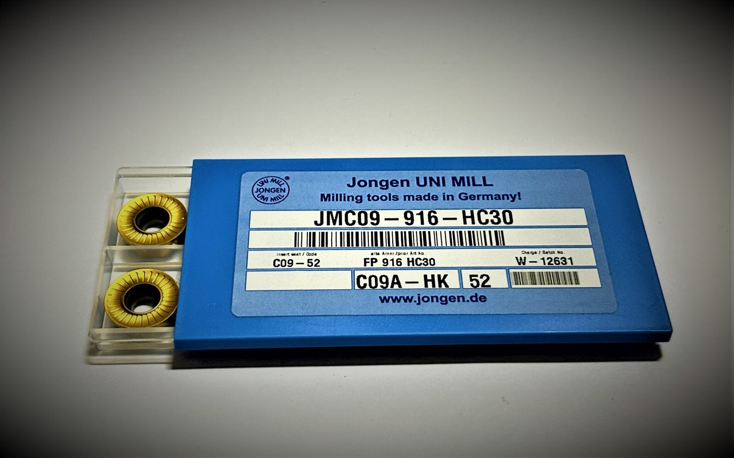 10st JONGEN  Wendeplatten  FP 916 HC30   Wendeschneidplatten JMC09-916-HC30