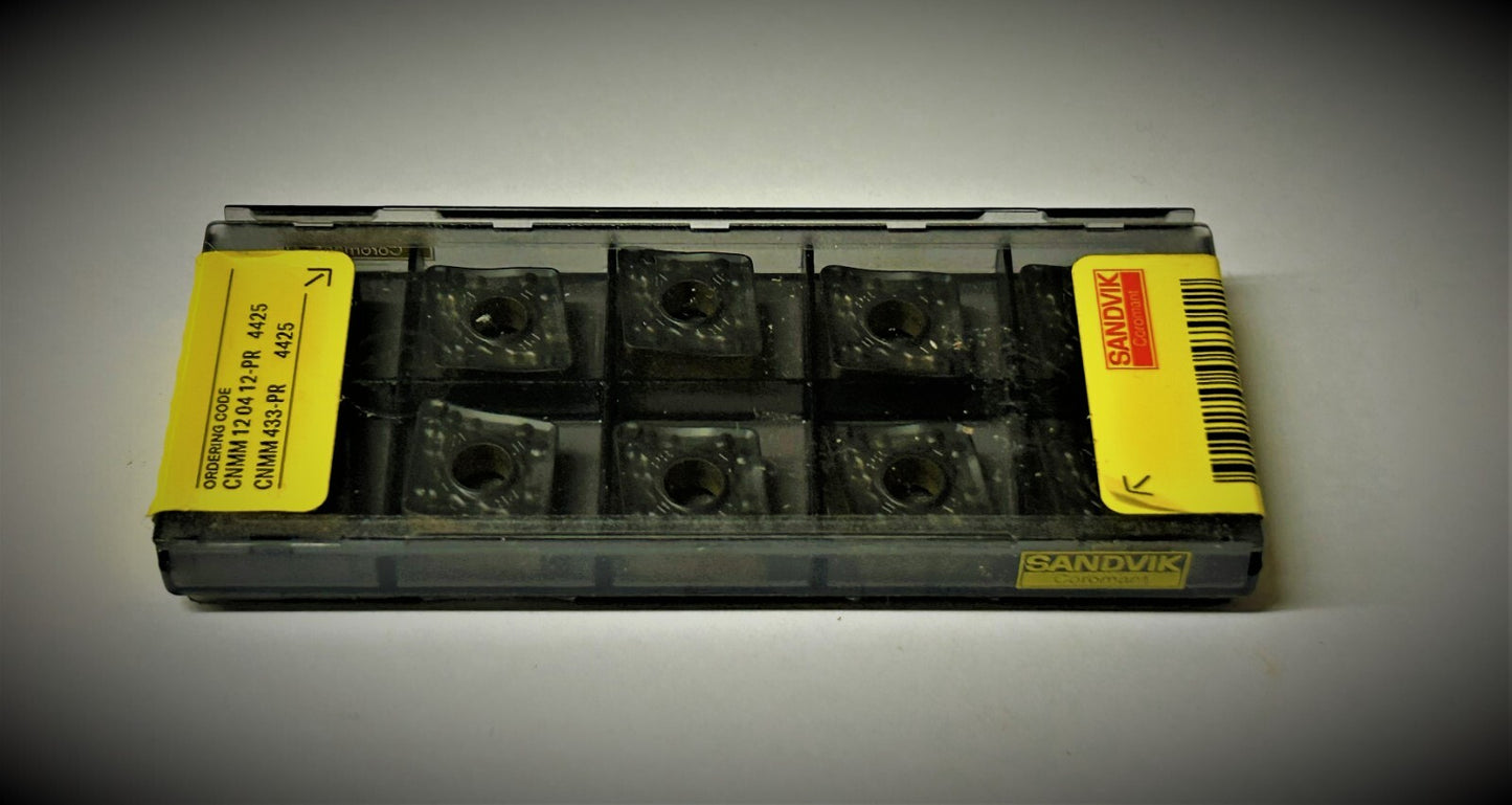 10 pcs.  Sandvik  CNMM 12 04 12-PR 4425 Carbide Inserts    CNMM 443-PR 4425