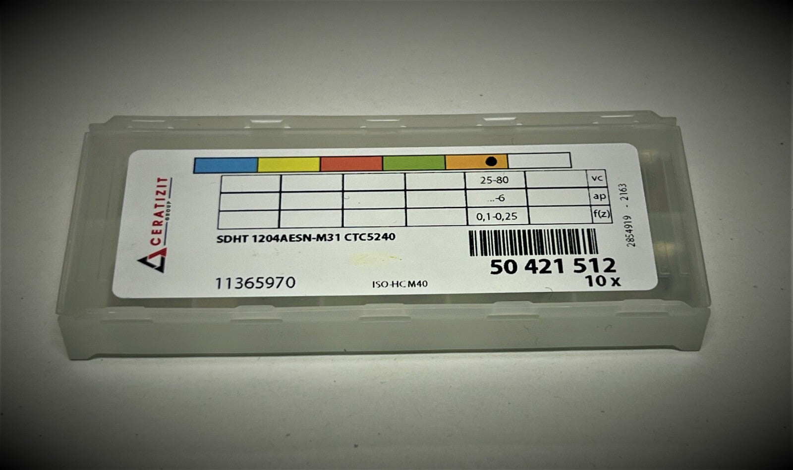 10st Ceratizit Wendeplatten  SDHT 1204AESN-M31 CTC5240 Wendeschneidplatten