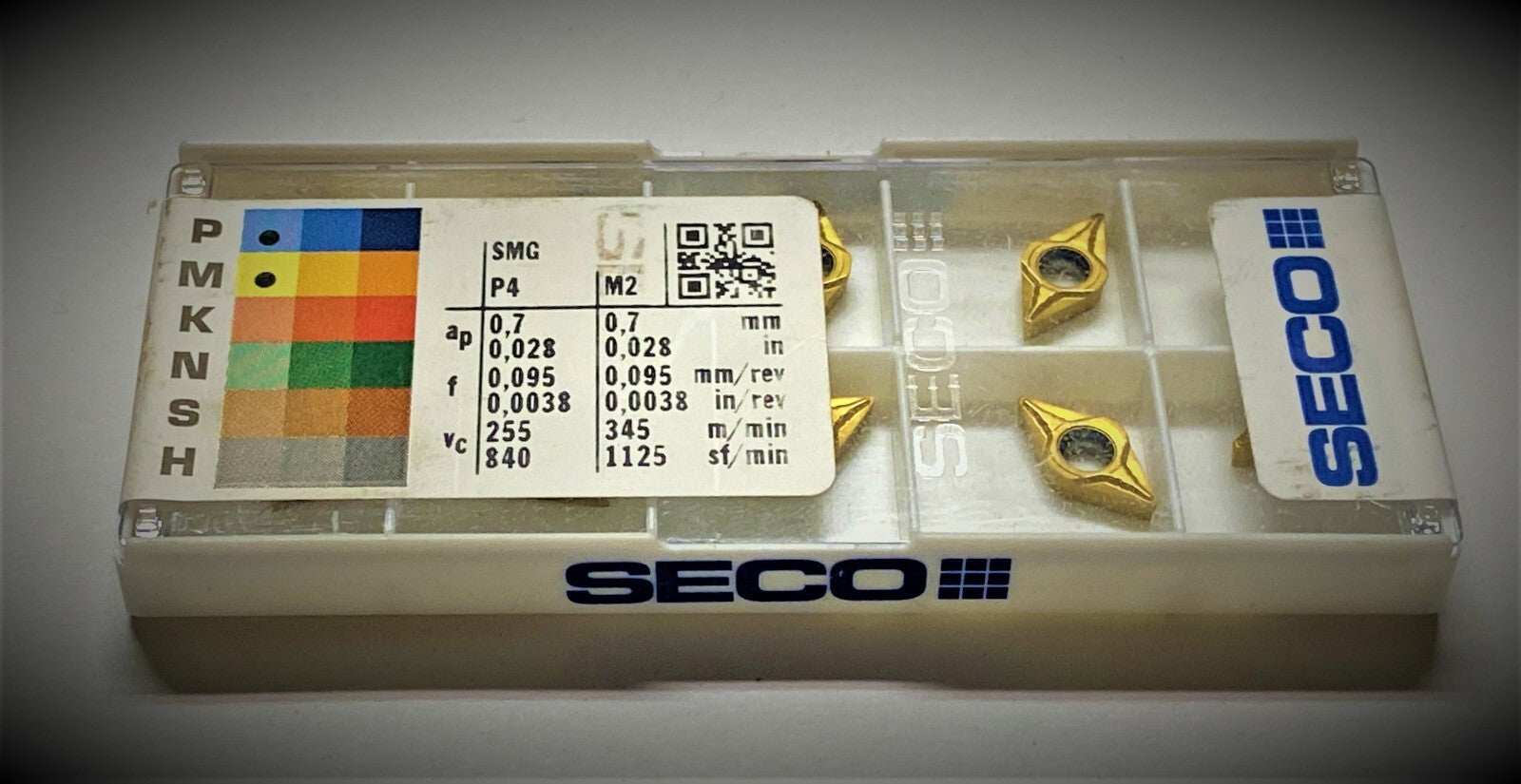 10pcs. Seco DCMT 070204-F1 CP500  Carbide Inserts  DCMT 21.51-F1 CP500
