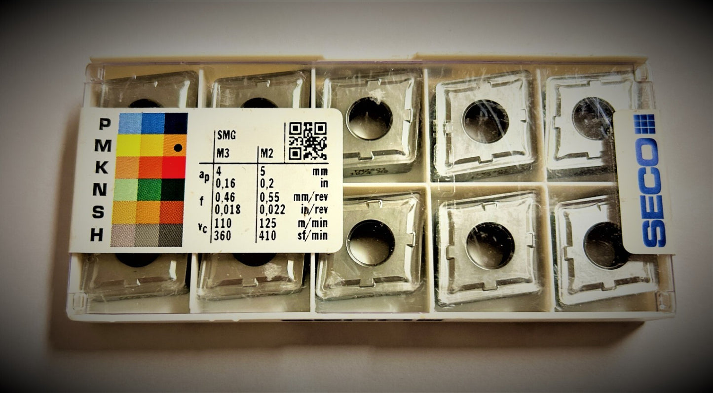 10pcs Seco  CNMG 544-M5 TM2501  Carbide Inserts  CNMG 190616-M5 TM2501