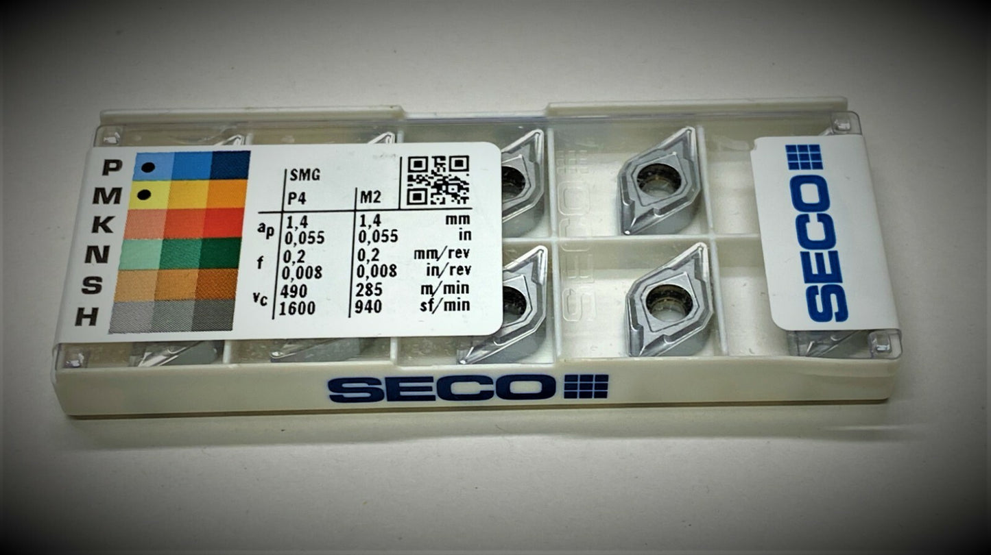 10st. Seco Wendeplatten  DNMU 110408-MF2 TP3501 Wendeschneidplatten 