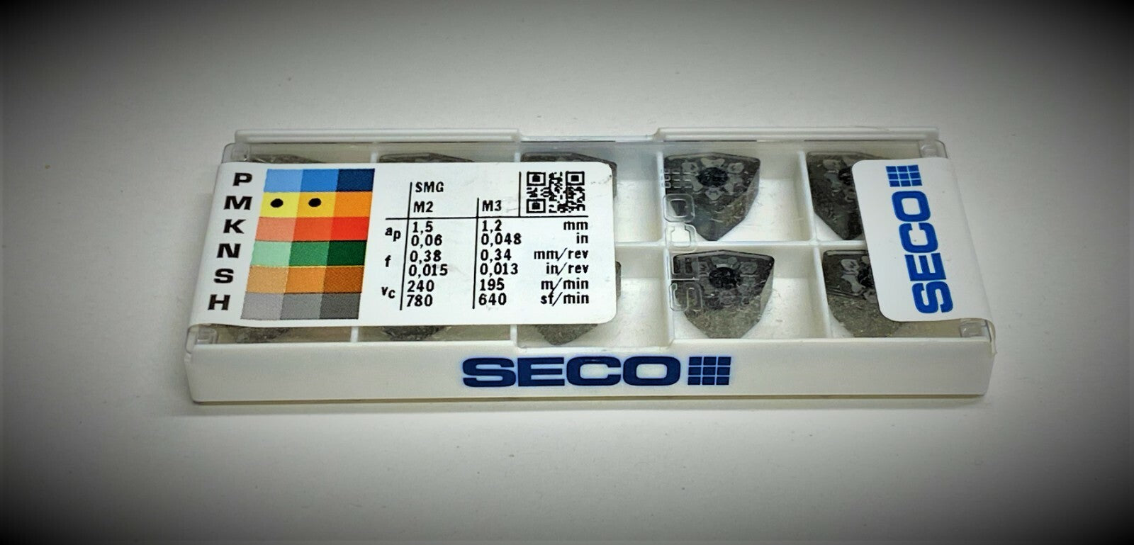 10st SECO  Wendeplatten WNMG 060408W-MF4 TM2000   Wendeschneidplatten 