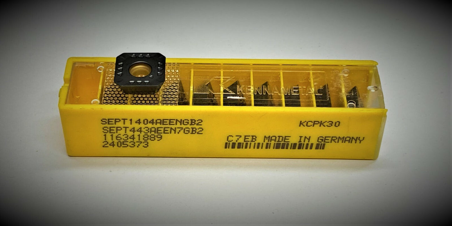 10pcs Kennametal SEPT 443AEE7NGB2 KCPK30 carbide inserts SEPT 1404AEENGB2 KCPK30
