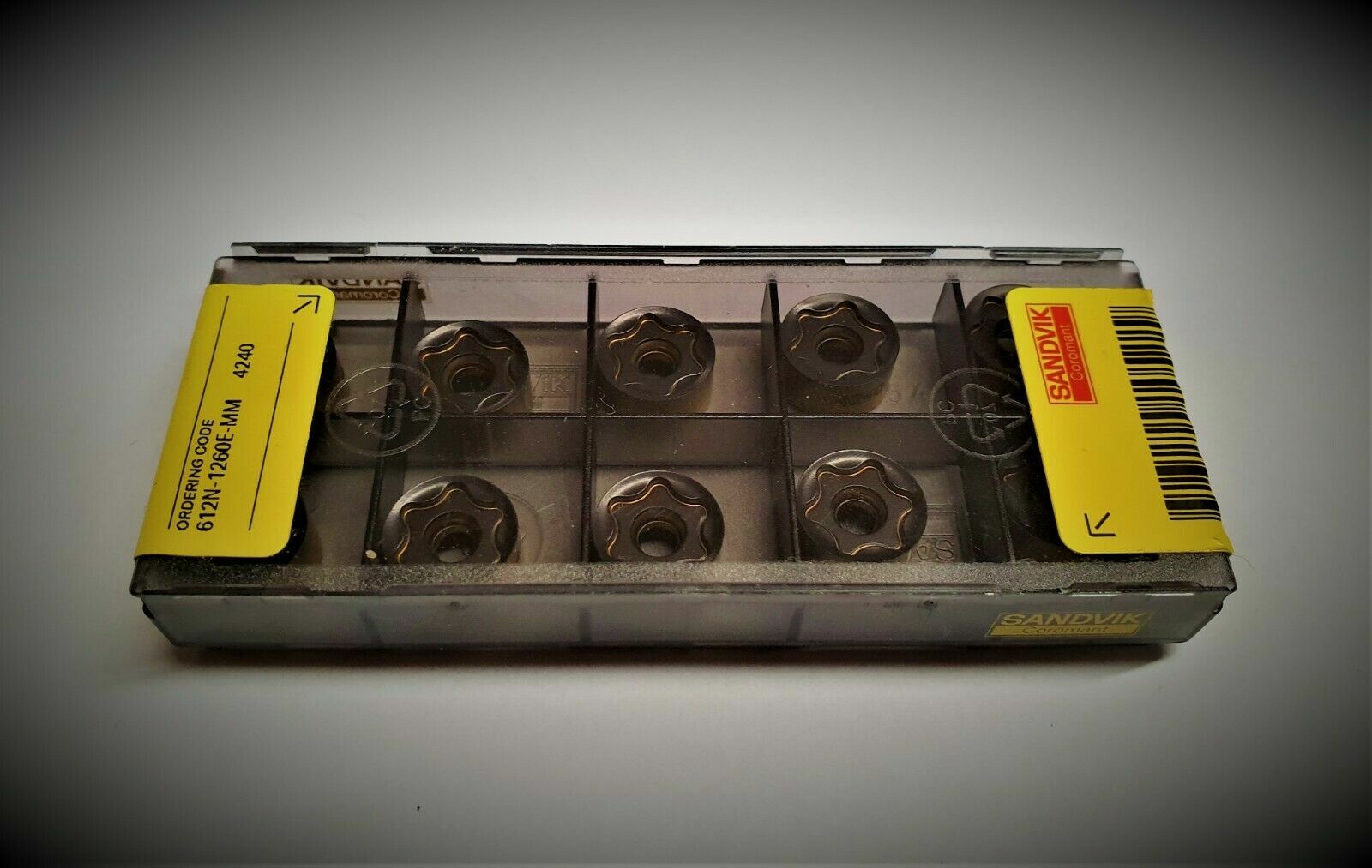 10st Sandvik Wendeplatten 612N-1260E-MM 4240  Wendeschneidplatten  
