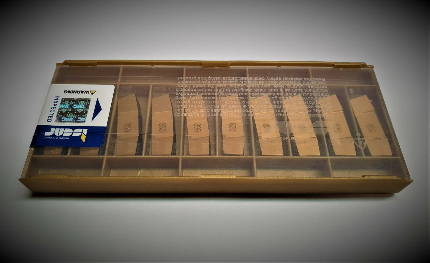 10st. Iscar Wendeplatten  GIF 8.00E-0.80 IC830    Wendeschneidplatten 