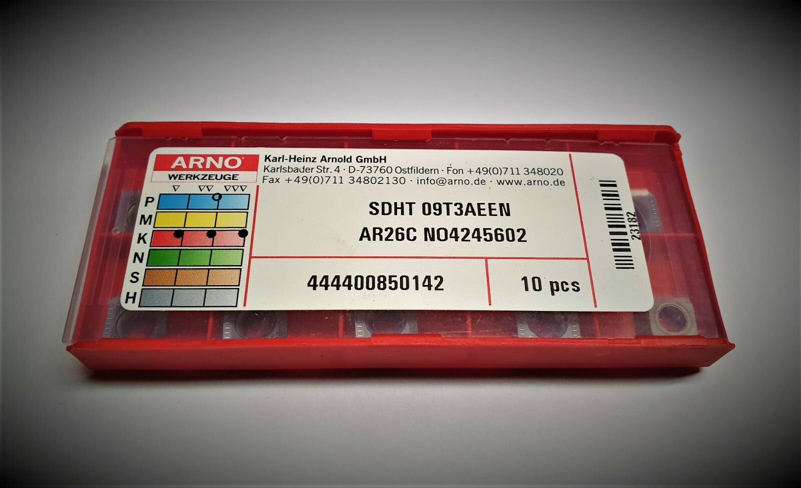 10st Arno Wendeplatten SDHT 09T3AEEN AR26C Wendeschneidplatten zum Drehen  