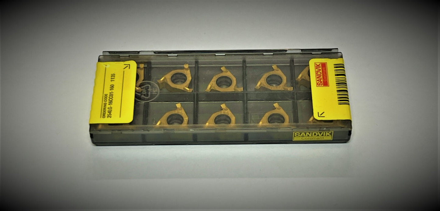 10pcs Sandvik   254LG-16CC01-160 1135  Carbide Inserts