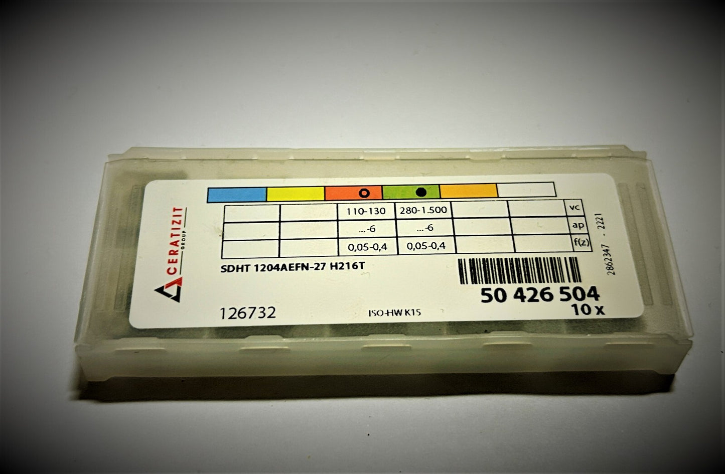 10st Ceratizit  Wendeplatten   SDHT 1204AEFN-27  H216T  Wendeschneidplatten
