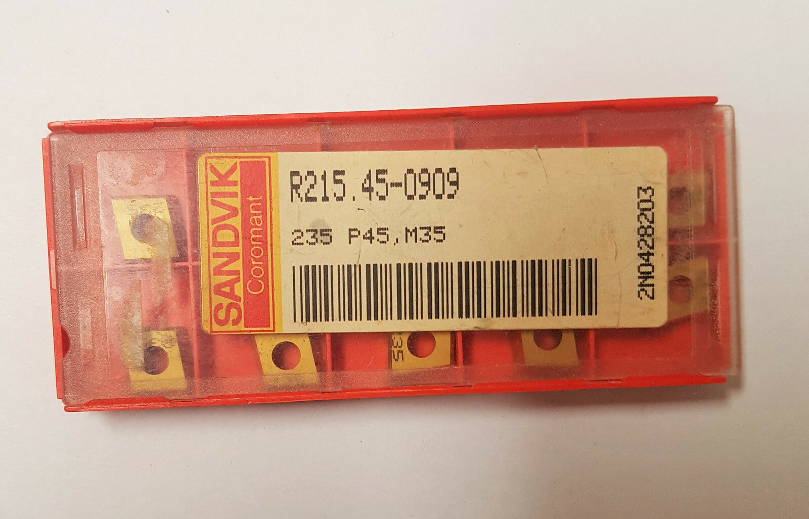 10 stk Sandvik R215.45-0909 235 Wendeschneidplatten Wendeplatten