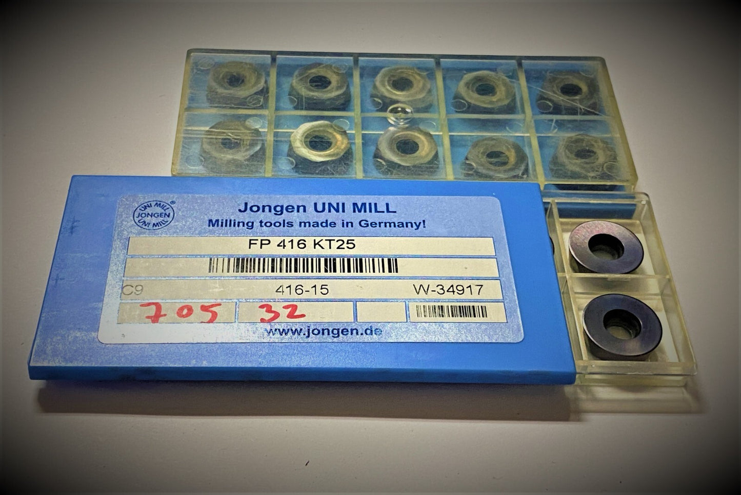10st JONGEN  Wendeplatten JMC09-416-KT25 Wendeschneidplatten FP416 KT25