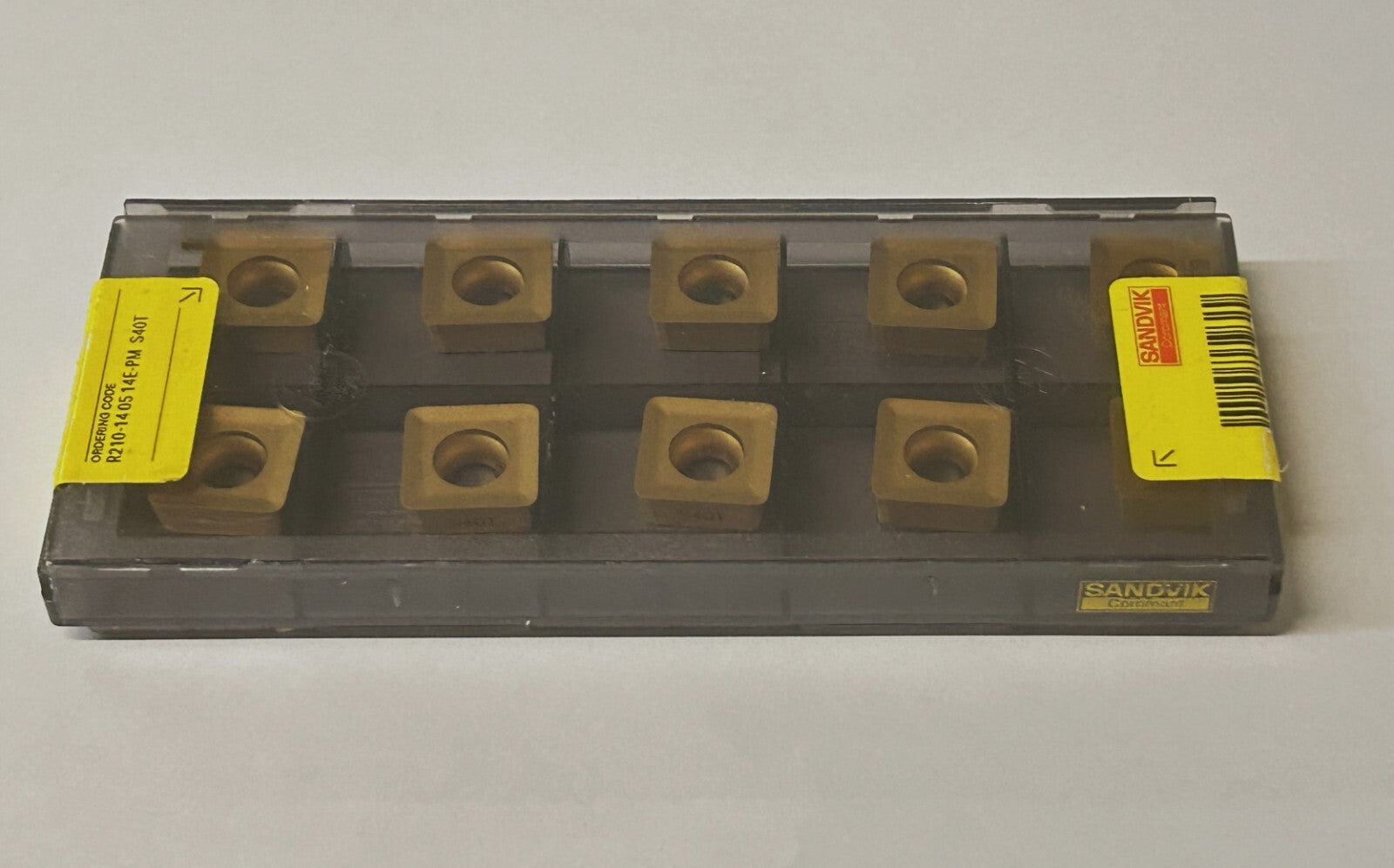 10 pcs. Sandvik  R210-14 05 14E-PM S40T  Carbide Inserts  R210-140514E-PM S40T