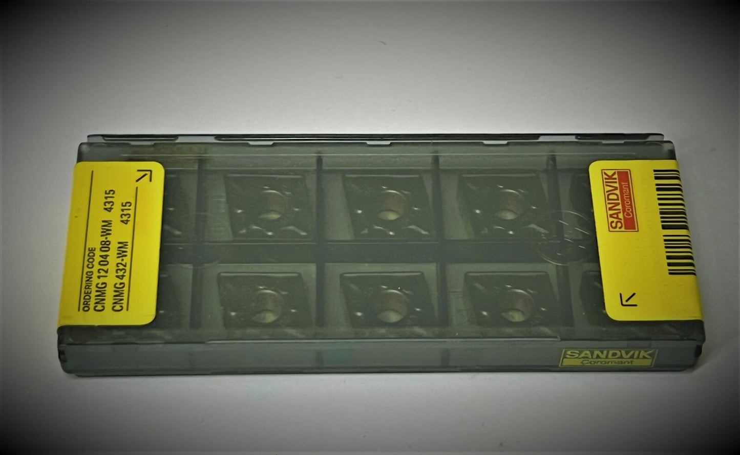 10 pcs.  Sandvik  CNMG 12 04 08-WM 4315 Carbide Inserts   CNMG 442-WM 4315