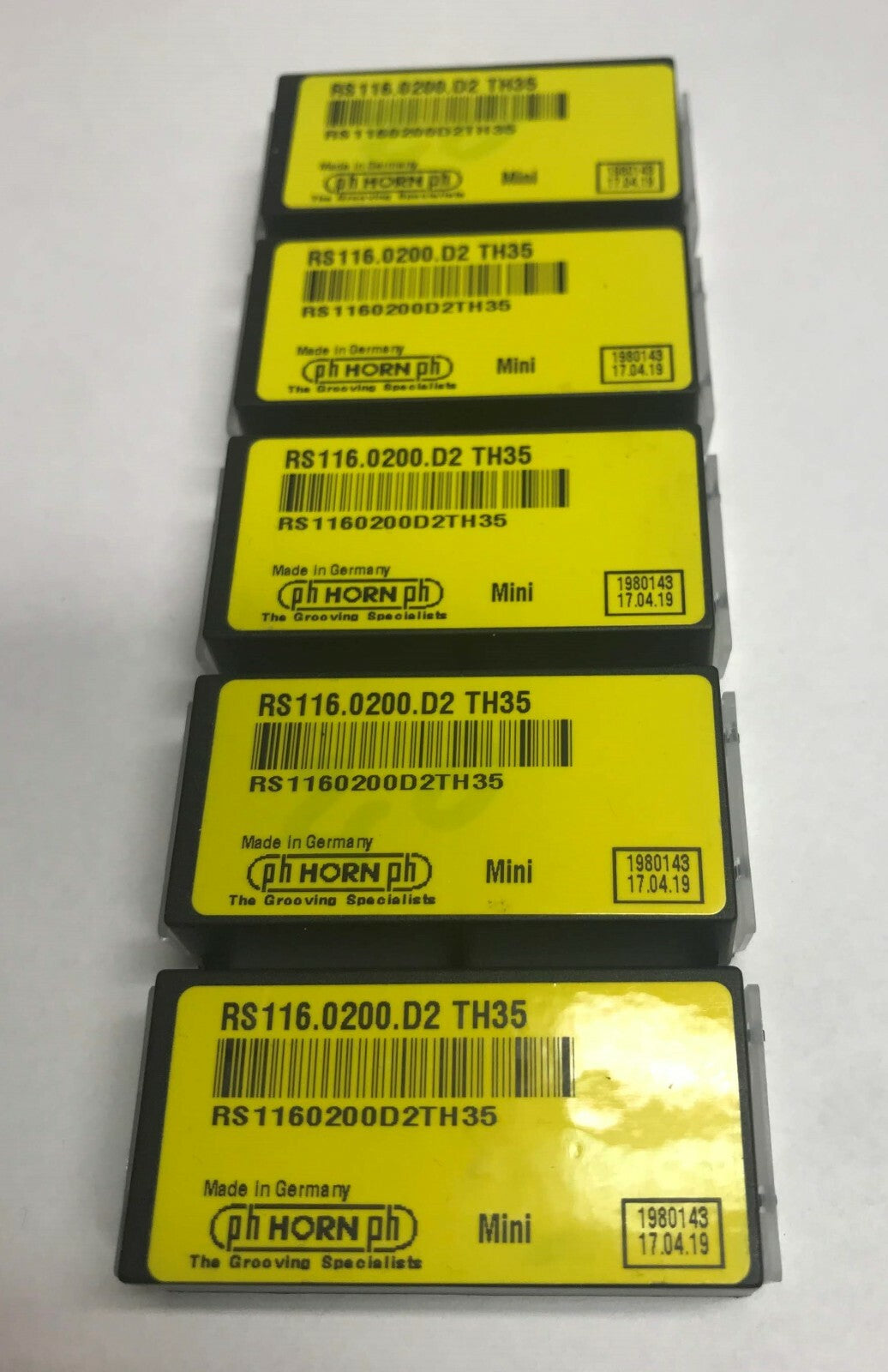 10st Wendeschneidplatten RS116.0200.D2 TH35    Wendeplatten  HORN  