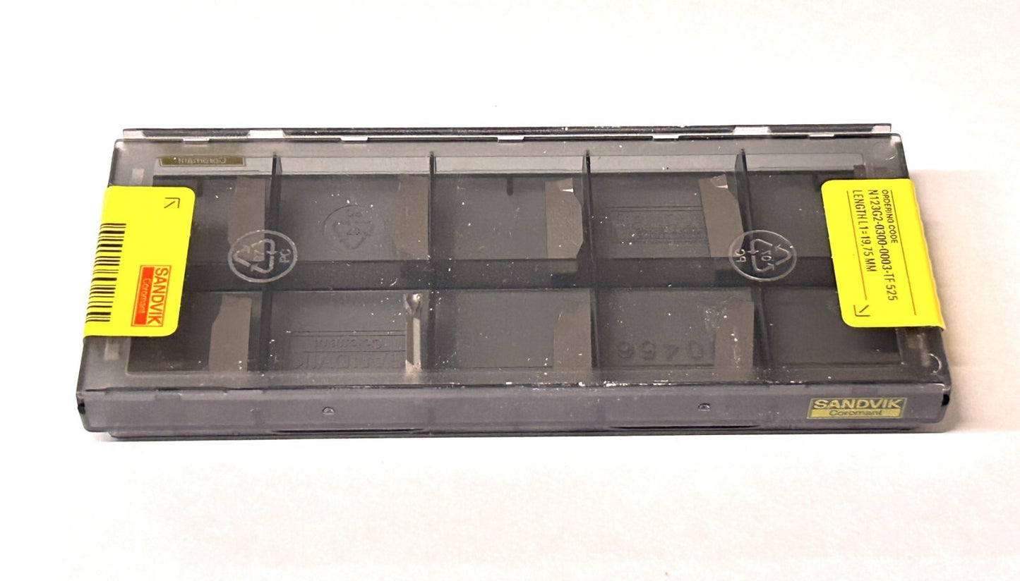 10st Sandvik Wendeplatten N123G2-0300-0003-TF 525  Wendeschneidplatten