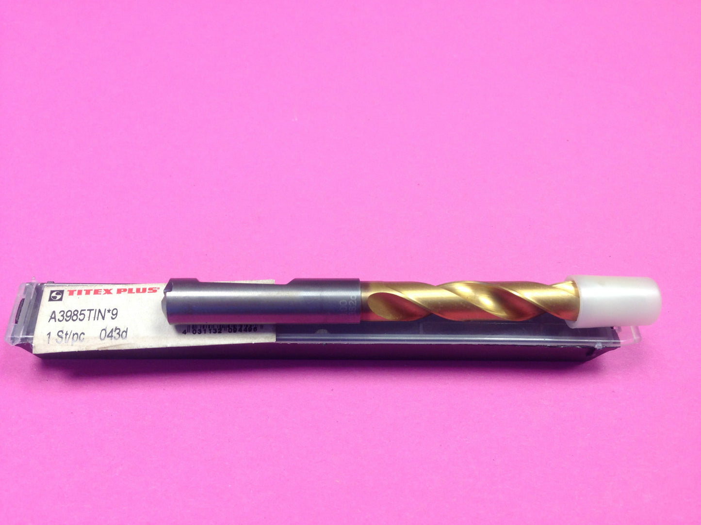 1 pcs Titex Plus  9 mm solid carbide drill with internal cooling (A3985TIN*9)