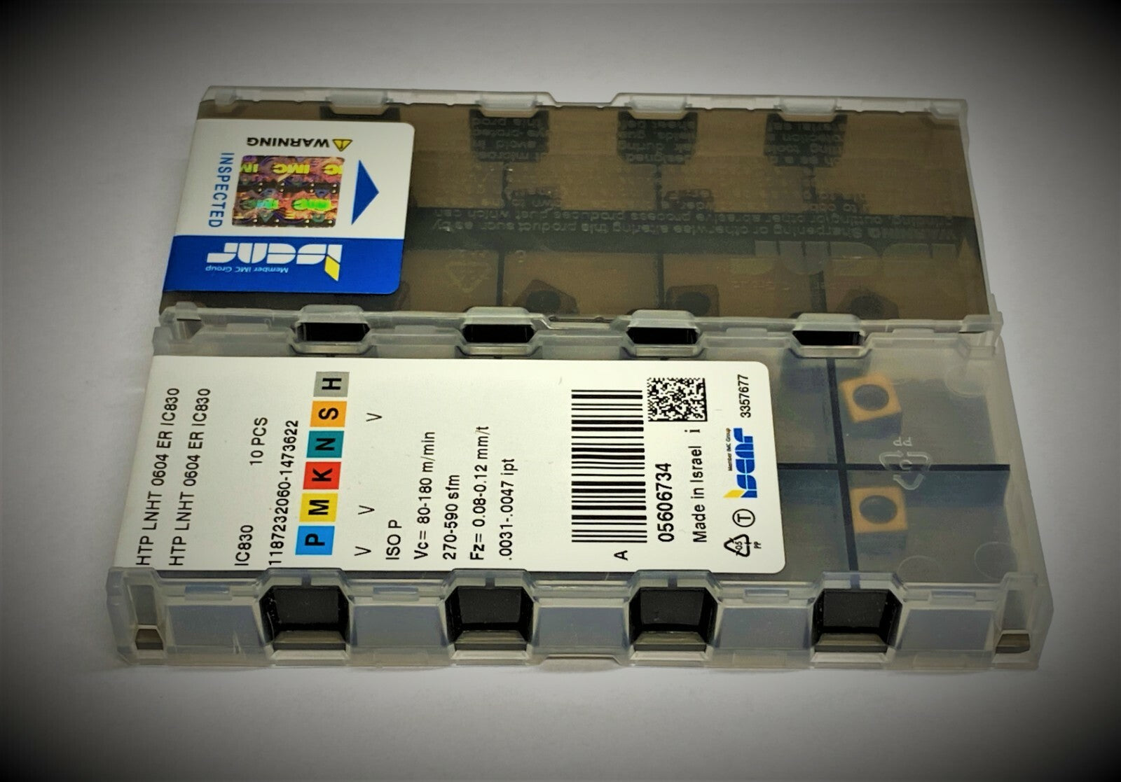 10st. Iscar Wendeplatten HTP LNHT 0604 ER IC830  Wendeschneidplatten    