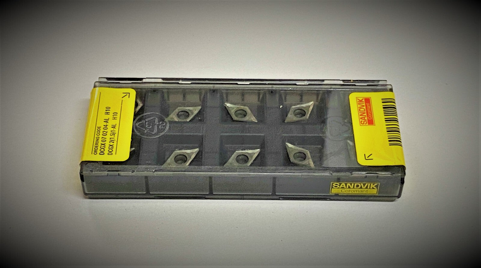 10st Sandvik DCGX 2(1.5)1-AL H10 Carbide Inserts   DCGX 07 02 04-AL H10