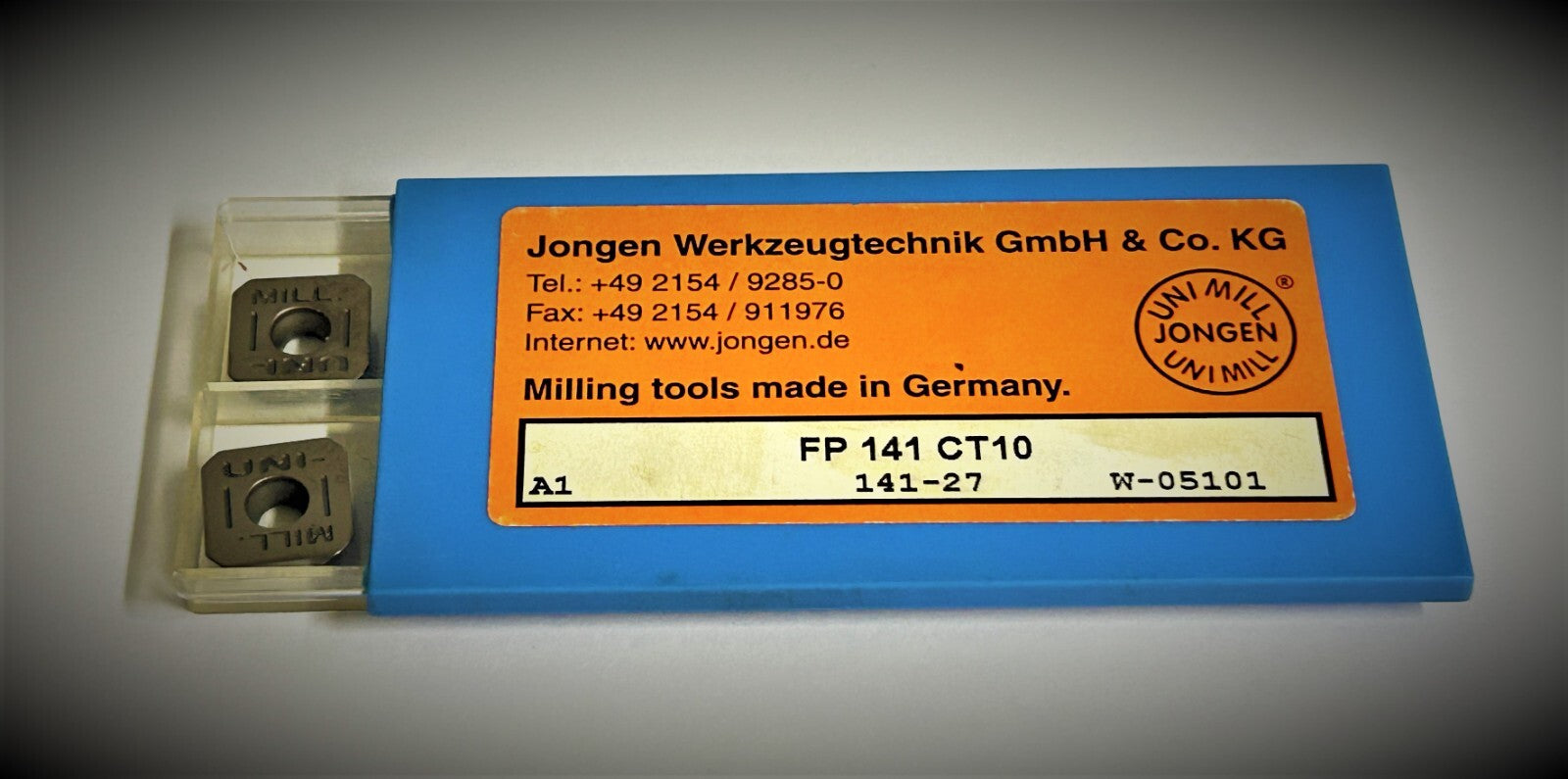10st JONGEN  JMA13-141-CT10  Wendeplatten  FP 141 CT10 Wendeschneidplatten