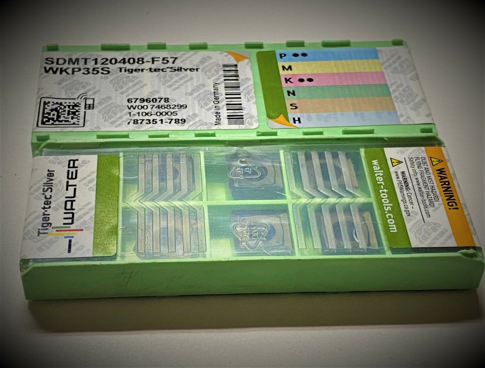 10pcs Walter  SDMT 120408-F57 WKP35S  Carbide Inserts   