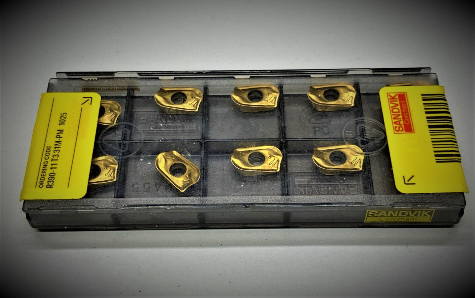10pcs. Sandvik R390-11 T3 31M-PM 1025 Carbide Inserts R390-11T331M-PM 1025