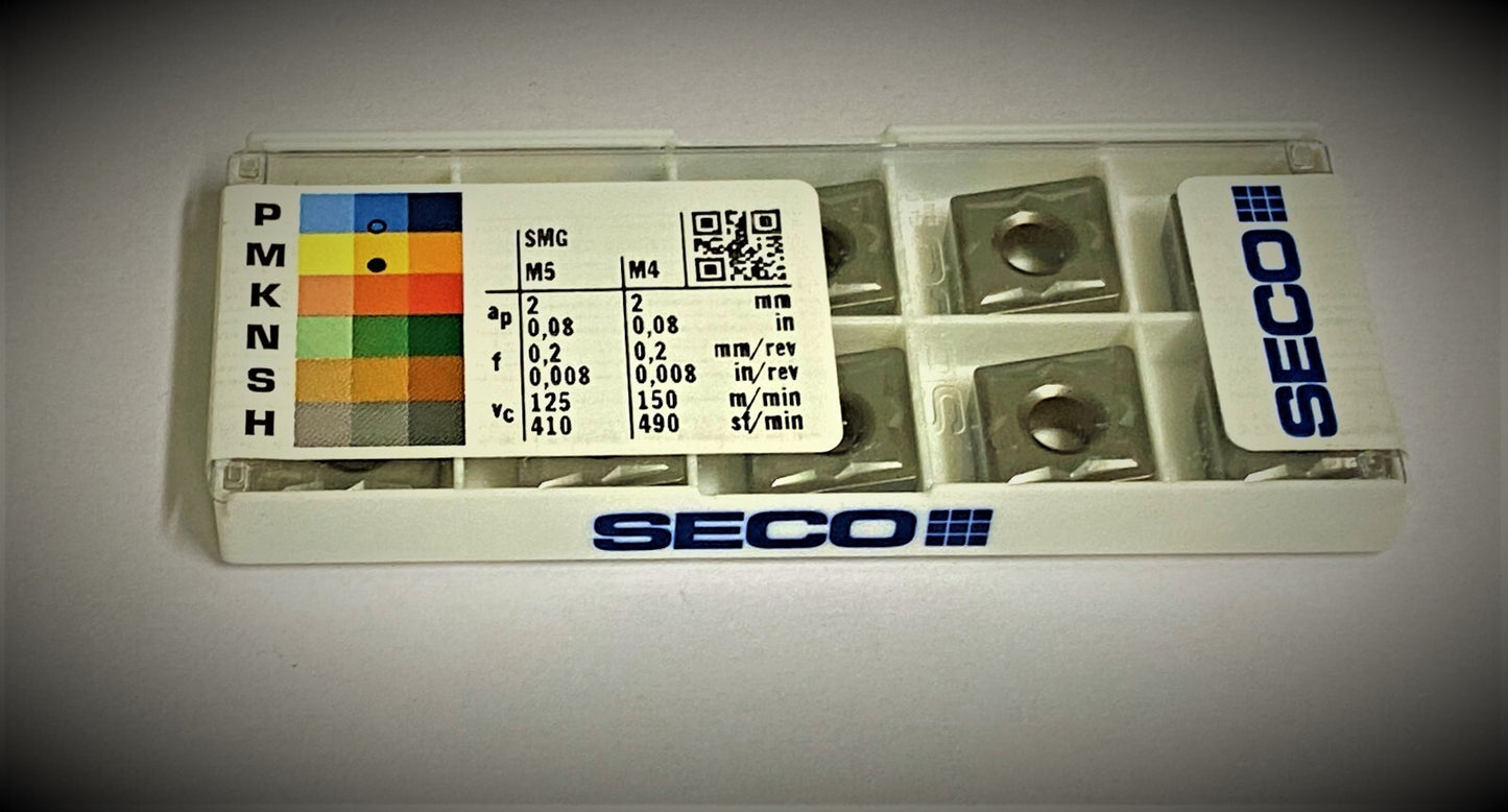 10pcs Seco  CNMG 432-MR3 TM35011 Carbide Inserts CNMG 120408-MR3 TM3501