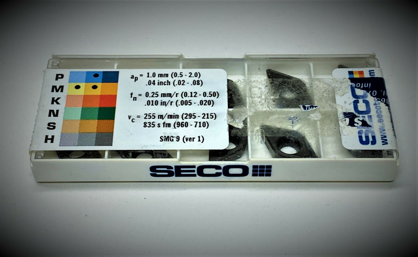 10st SECO  Wendeplatten DCMT 11T308-F2 TM2000  Wendeschneidplatten  