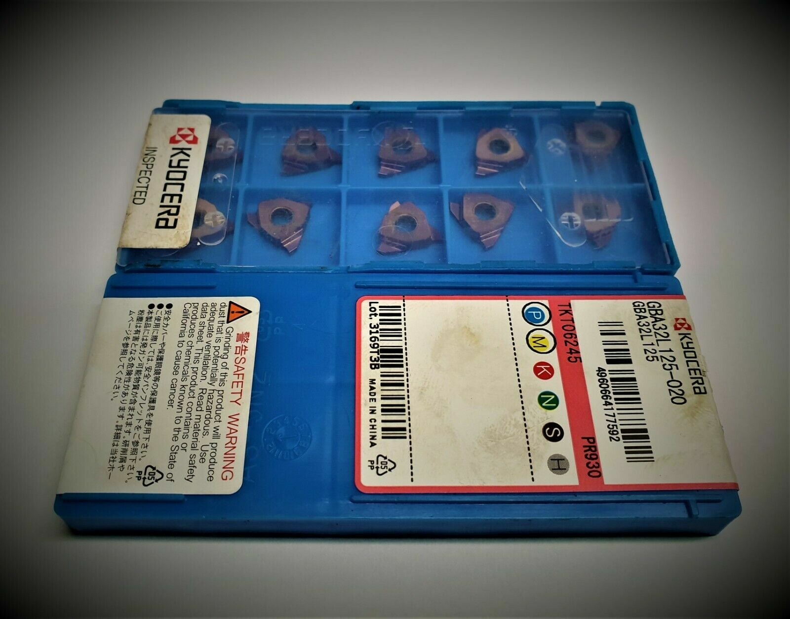 10st. Kyocera Wendeplatten  GBA 32L125-020 PR930   Wendeschneidplatten