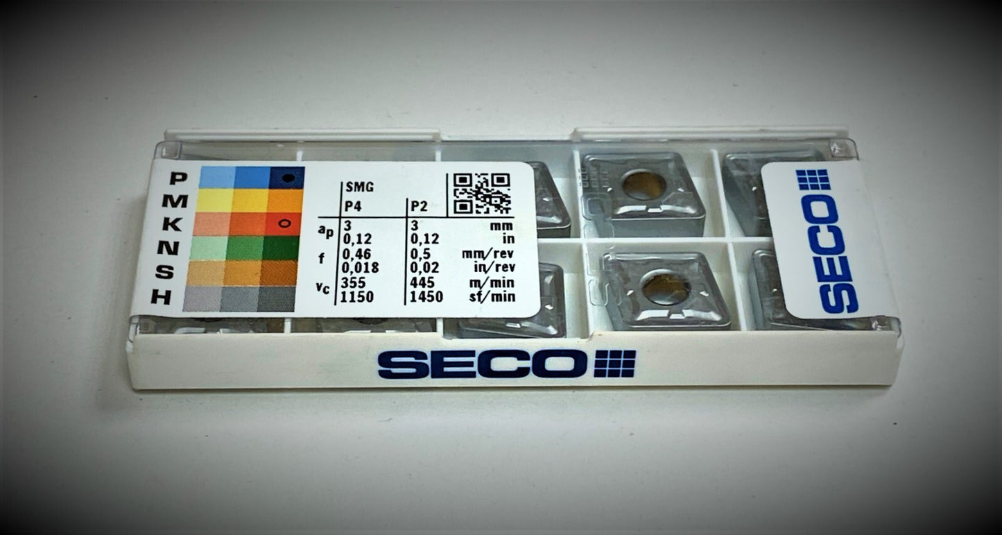 10st. SECO  Wendeplatten CNMG 120412-M5 TP1501 Wendeschneidplatten