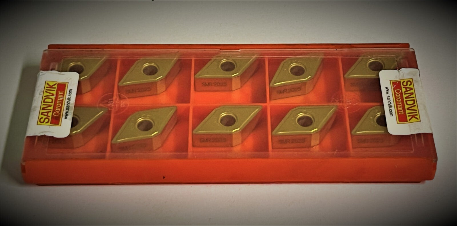 10pcs. Sandvik  DNMG 442-SMR 2025  Carbide Inserts  DNMG 15 06 08-SMR 2025