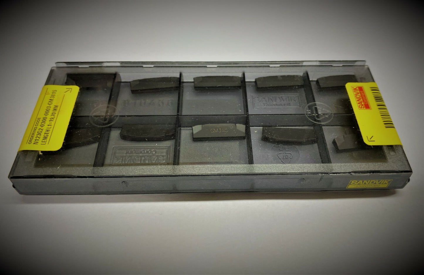 10st Sandvik Wendeplatten N123G2-0300-0003-GM 3115      Wendeschneidplatten 